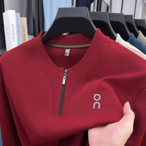Deep Maroon Performance Quarter-Zip