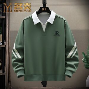Olive Green Collegiate Quarter-Zip Pullover